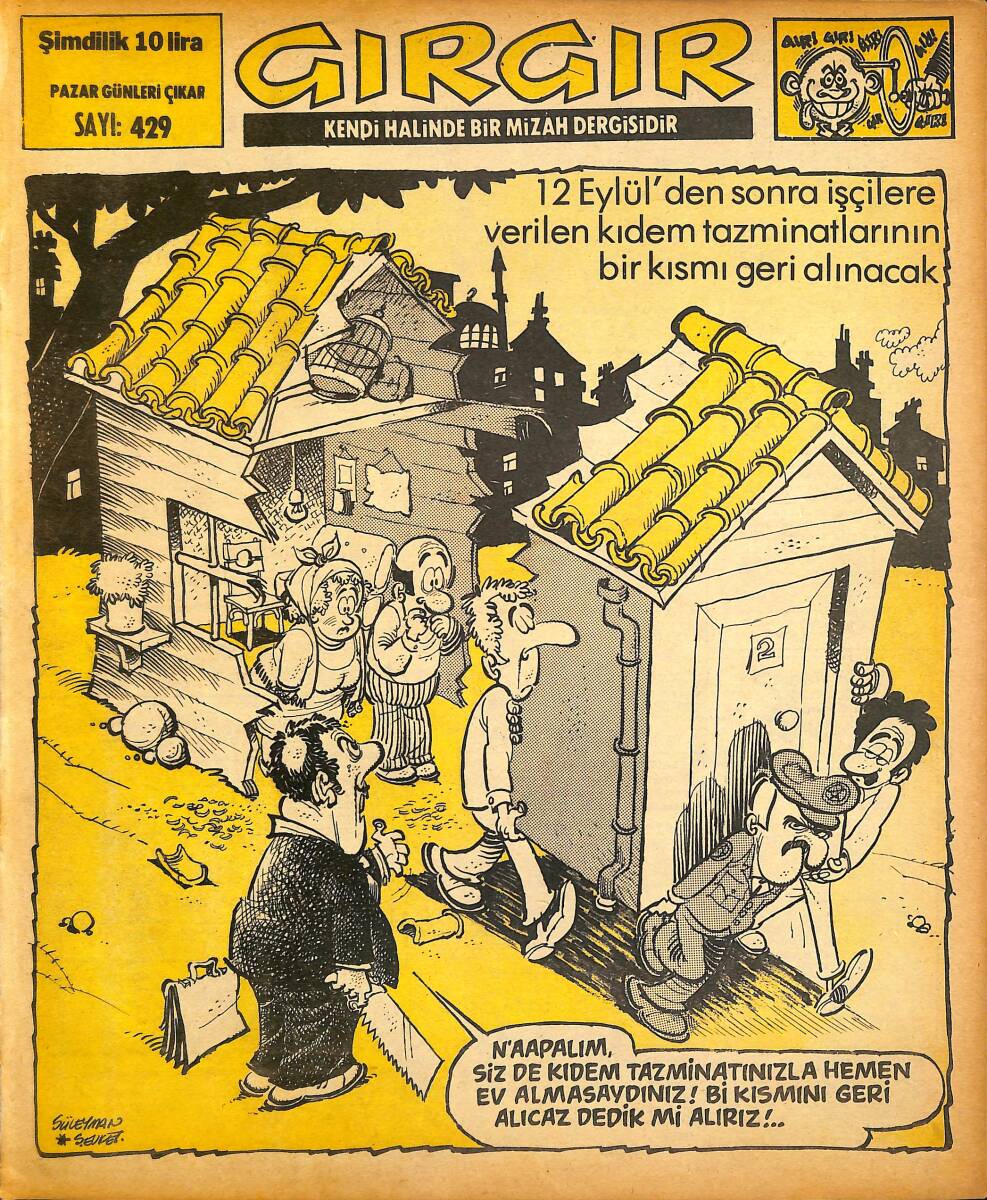 Gırgır Mizah Dergisi 26 Ekim 1980 Sayı : 429 NDR97696 - 1