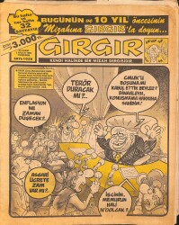 Gırgır Mizah Dergisi 26 Kasım - 3 Aralık 1992 Sayı : 1056 NDR96576 - Gökçekoleksiyon