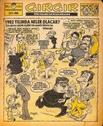Gırgır Mizah Dergisi 27 Aralık 1981 Sayı : 486 NDR97222 - Gökçekoleksiyon