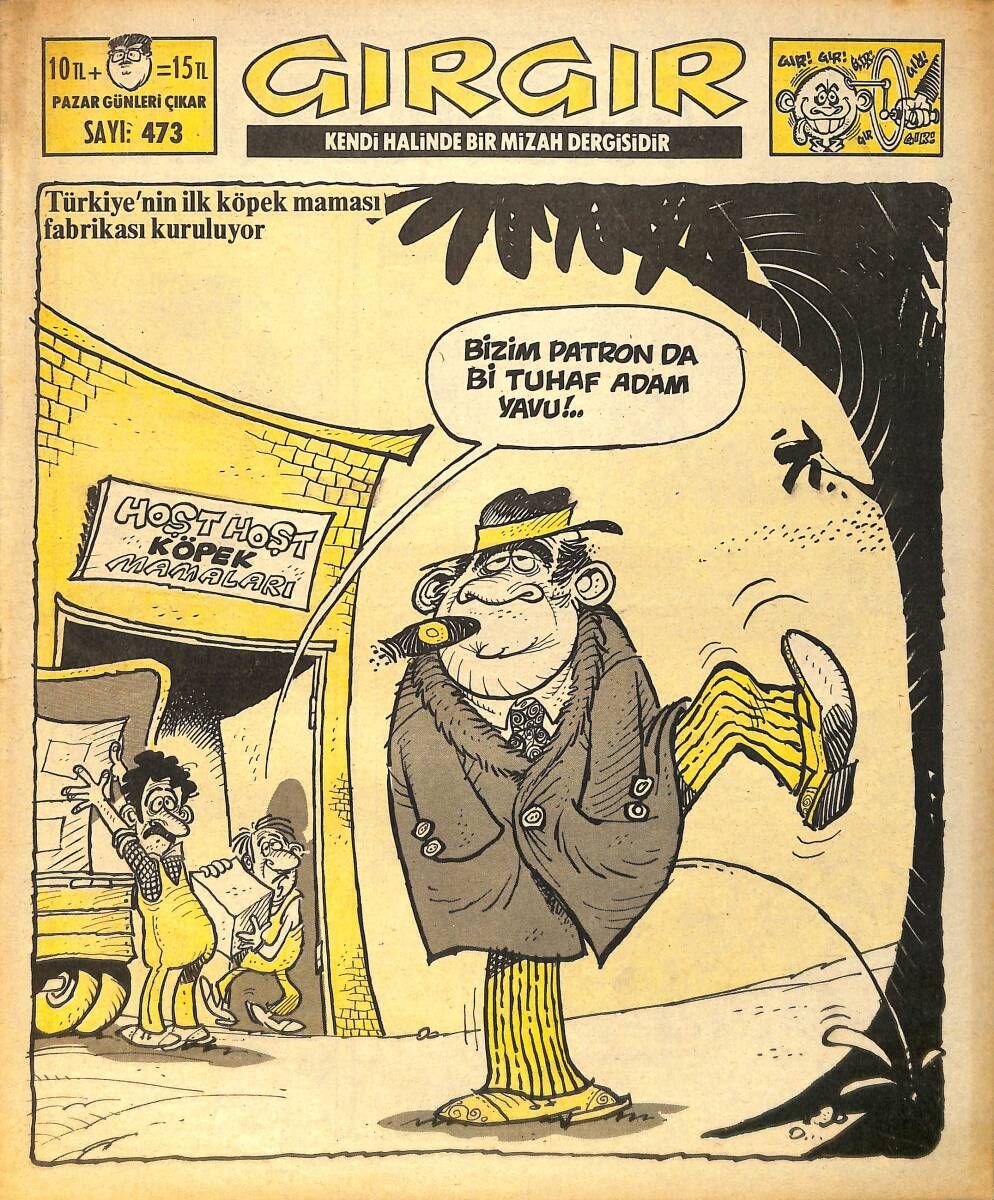 Gırgır Mizah Dergisi 27 Eylül 1981 Sayı : 473 NDR97205 - 1