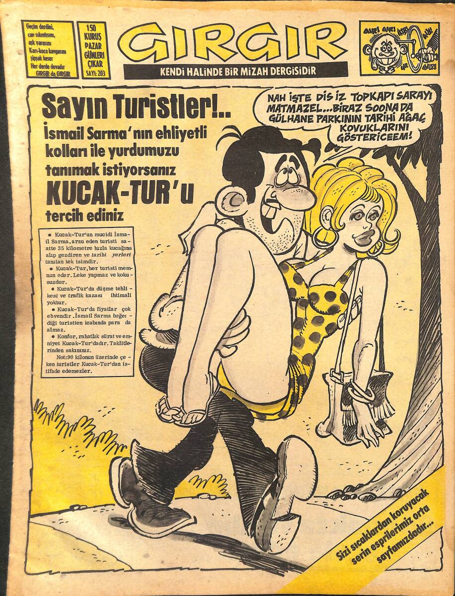 Gırgır Mizah Dergisi 27 Haziran 1976 Sayı: 203 NDR97952 - 1