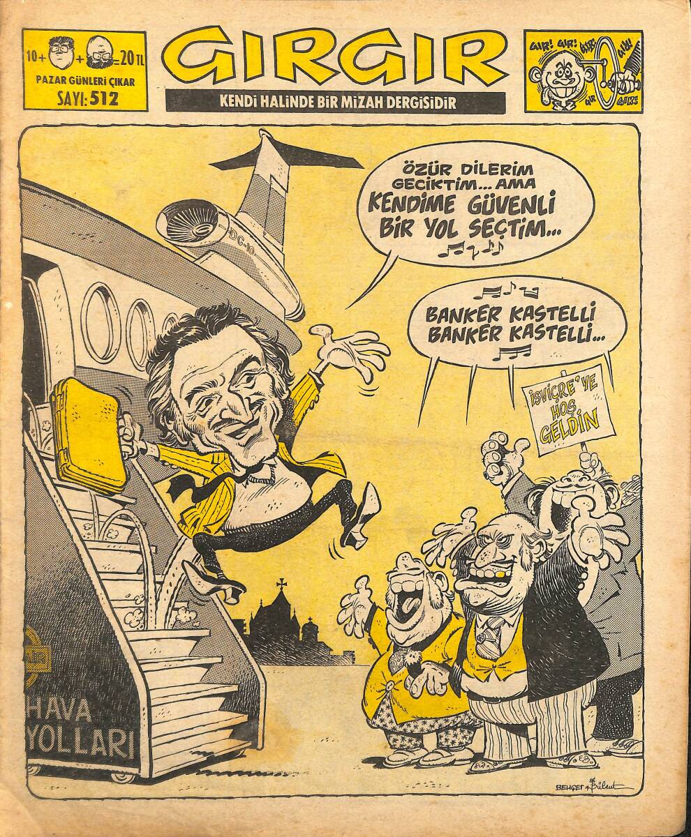 Gırgır Mizah Dergisi 27 Haziran 1982 Sayı : 512 NDR97536 - 1