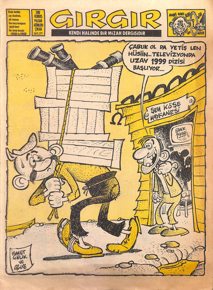 Gırgır Mizah Dergisi 27 Kasım 1977 Sayı : 277 NDR97716 - 1