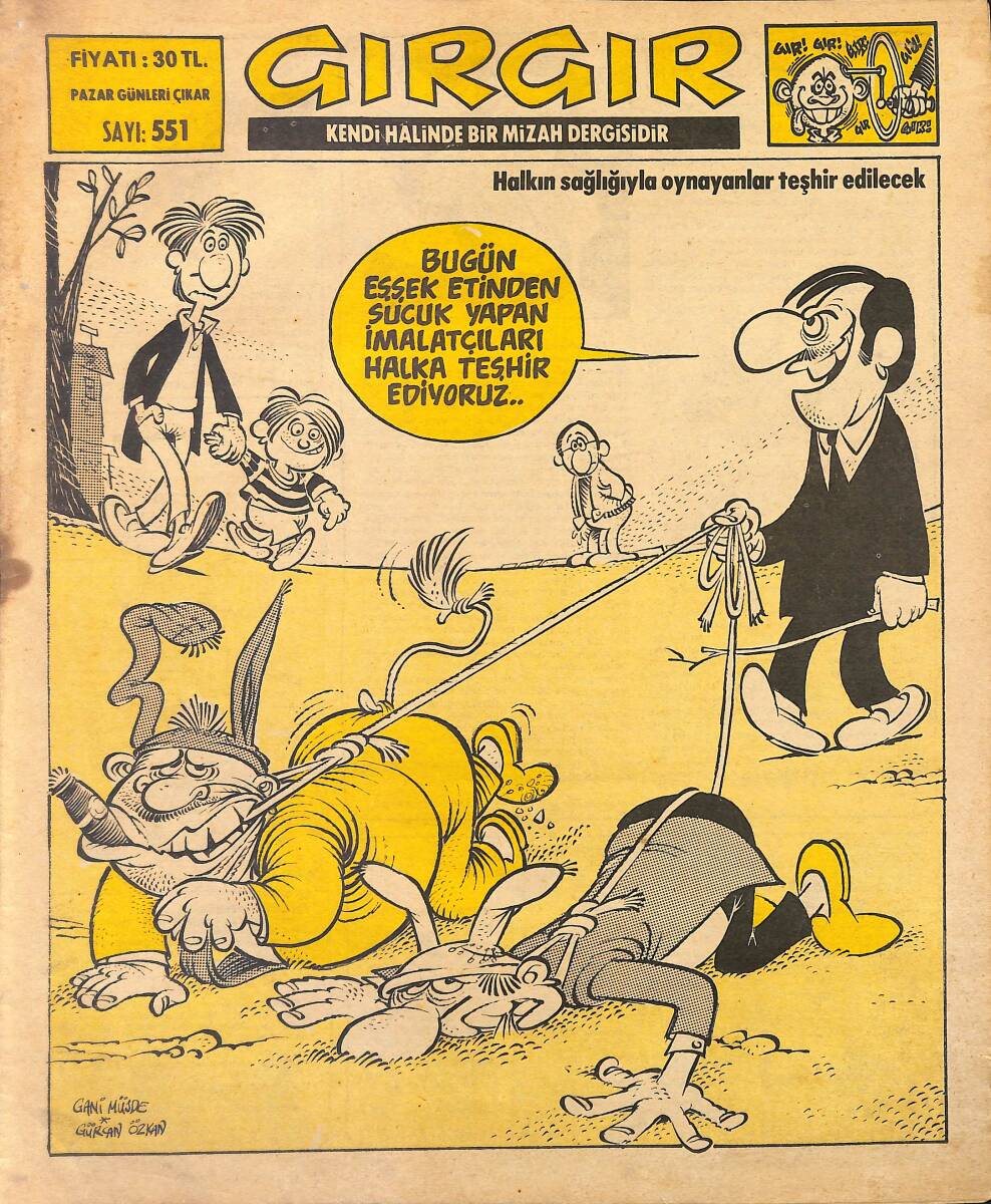 Gırgır Mizah Dergisi 27 Mart 1983 Sayı: 551 NDR97823 - 1