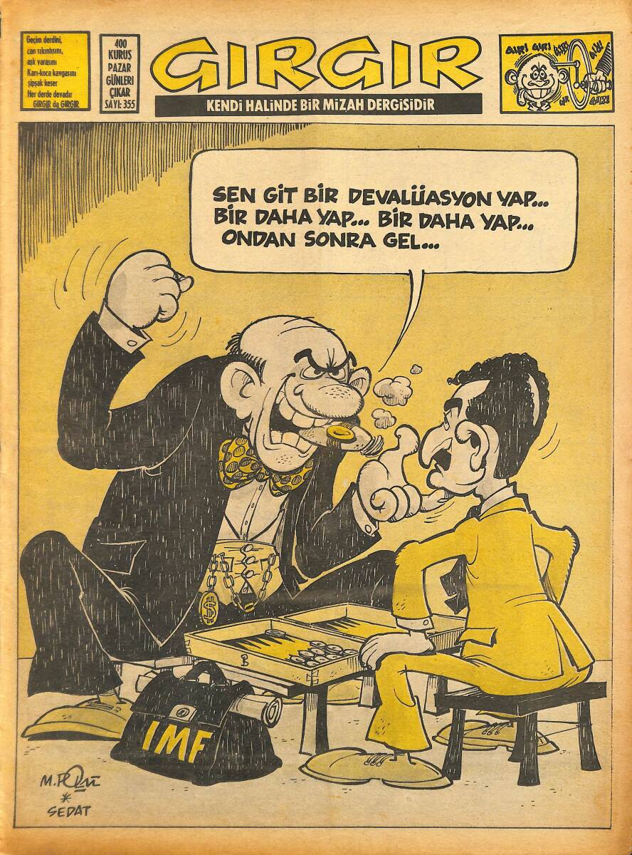 Gırgır Mizah Dergisi 27 Mayıs 1979 Sayı : 355 NDR97598 - 1