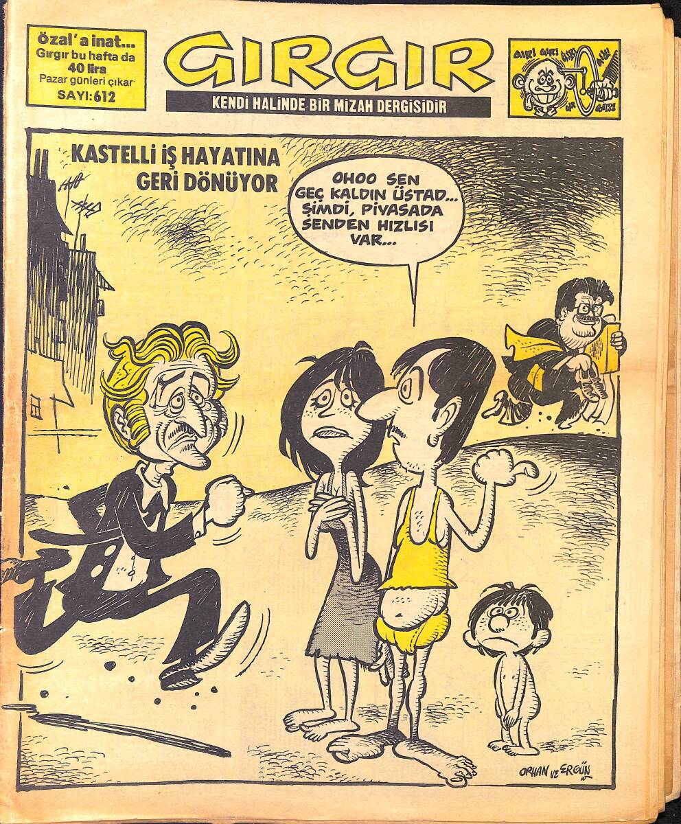 Gırgır Mizah Dergisi 27 Mayıs 1984 Sayı : 612 NDR96979 - 1