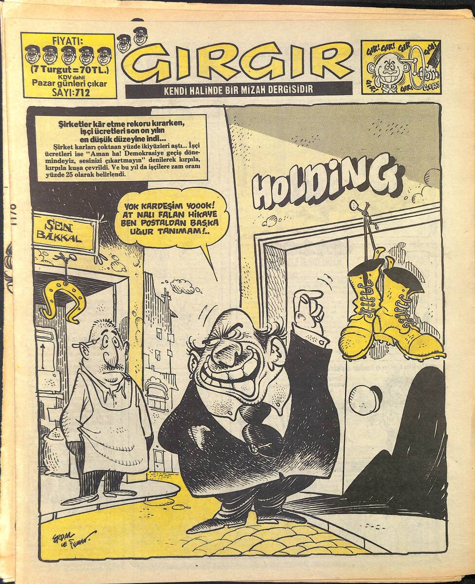 Gırgır Mizah Dergisi 27 Nisan 1986 Sayı : 712 NDR96897 - 1