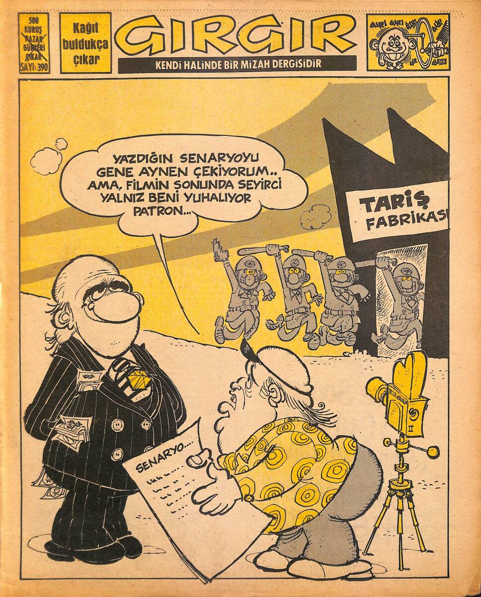 Gırgır Mizah Dergisi 27 Ocak 1980 Sayı : 390 NDR97684 - 1