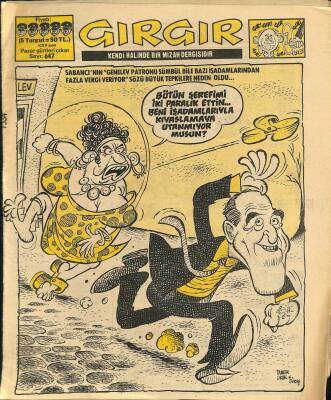 Gırgır Mizah Dergisi 27 Ocak 1985 Sayı 647 NDR80363 - 1