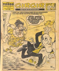 Gırgır Mizah Dergisi 27 Ocak 1985 Sayı : 647 NDR97738 - Gökçekoleksiyon