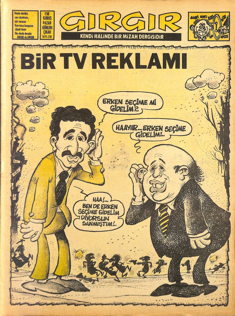 Gırgır Mizah Dergisi 27 Şubat 1977 Sayı: 238 NDR97792 - 1