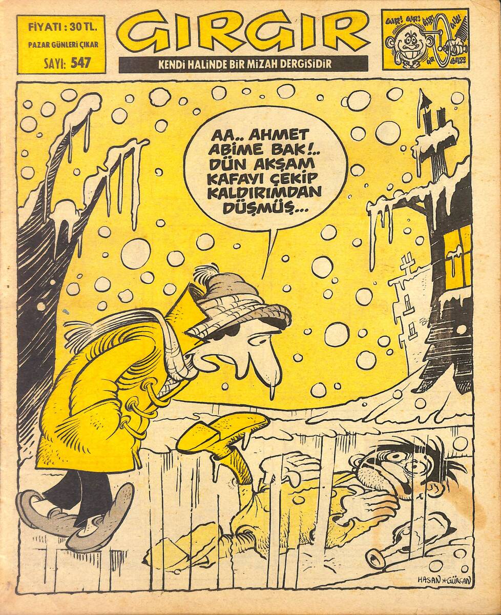 Gırgır Mizah Dergisi 27 Şubat 1983 Sayı: 547 NDR97819 - 1