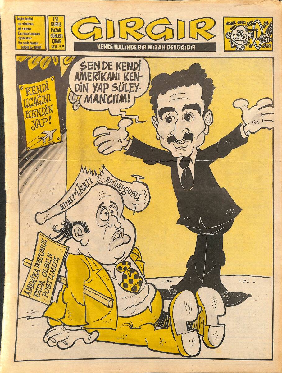 Gırgır Mizah Dergisi 27 Temmuz 1975 Sayı 155 NDR94898 - 1