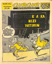 Gırgır Mizah Dergisi 28 Aralık 1980 Sayı: 438 NDR97786 - Gökçekoleksiyon