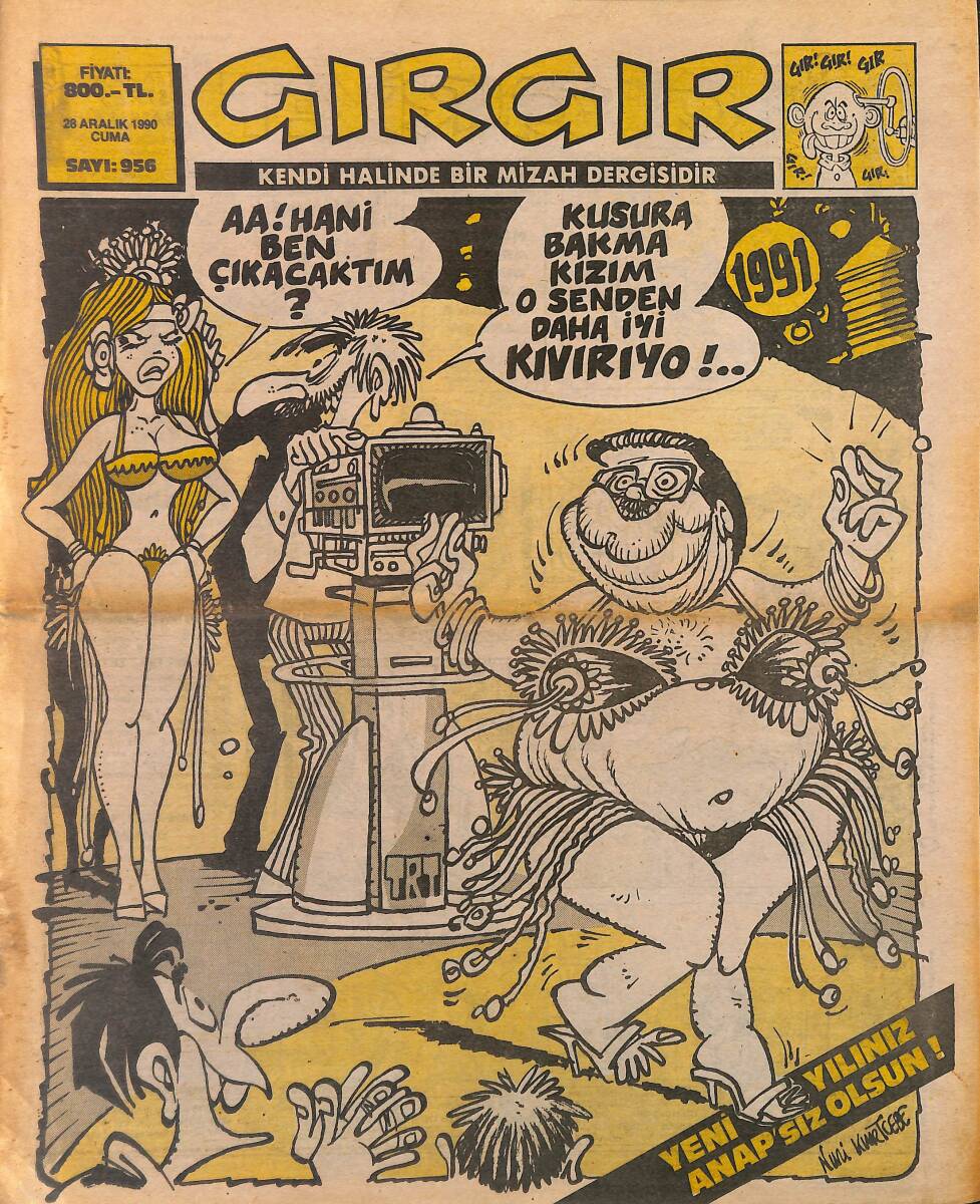 Gırgır Mizah Dergisi 28 Aralık 1990 Sayı: 956 NDR97831 - 1