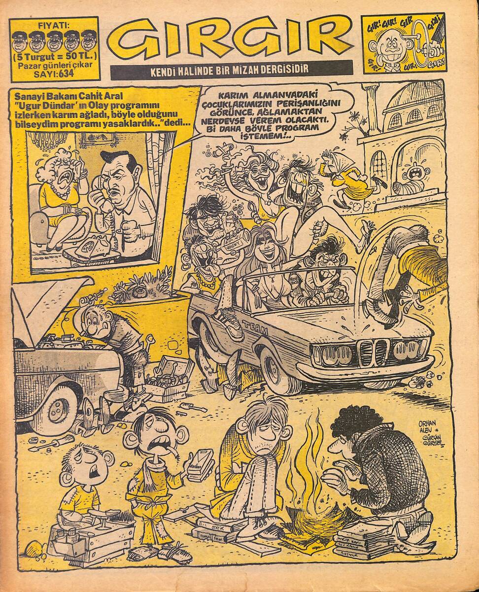 Gırgır Mizah Dergisi 28 Ekim 1984 Sayı : 634 NDR96959 - 1