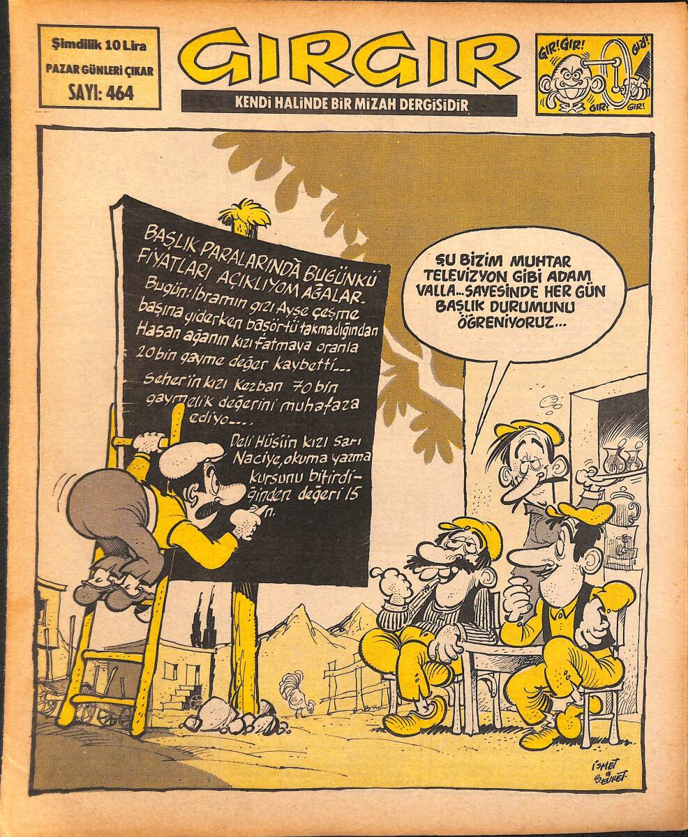 Gırgır Mizah Dergisi 28 Haziran 1981 Sayı : 464 NDR97501 - 1