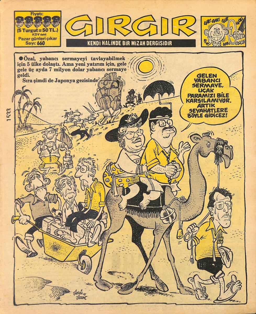 Gırgır Mizah Dergisi 28 Nisan 1985 Sayı : 660 NDR97725 - 1