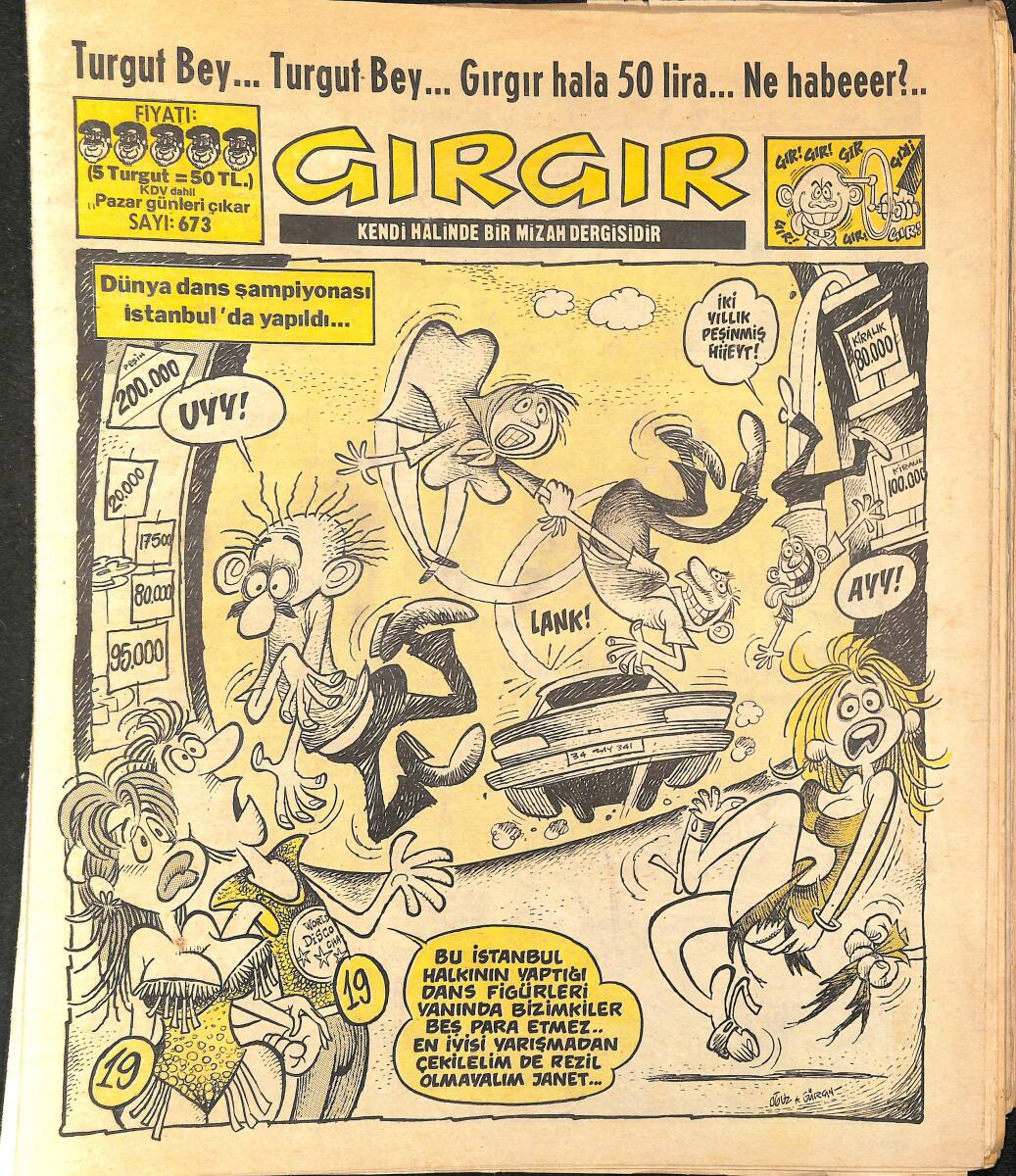 Gırgır Mizah Dergisi 28 Temmuz 1985 Sayı : 673 NDR96586 - 1