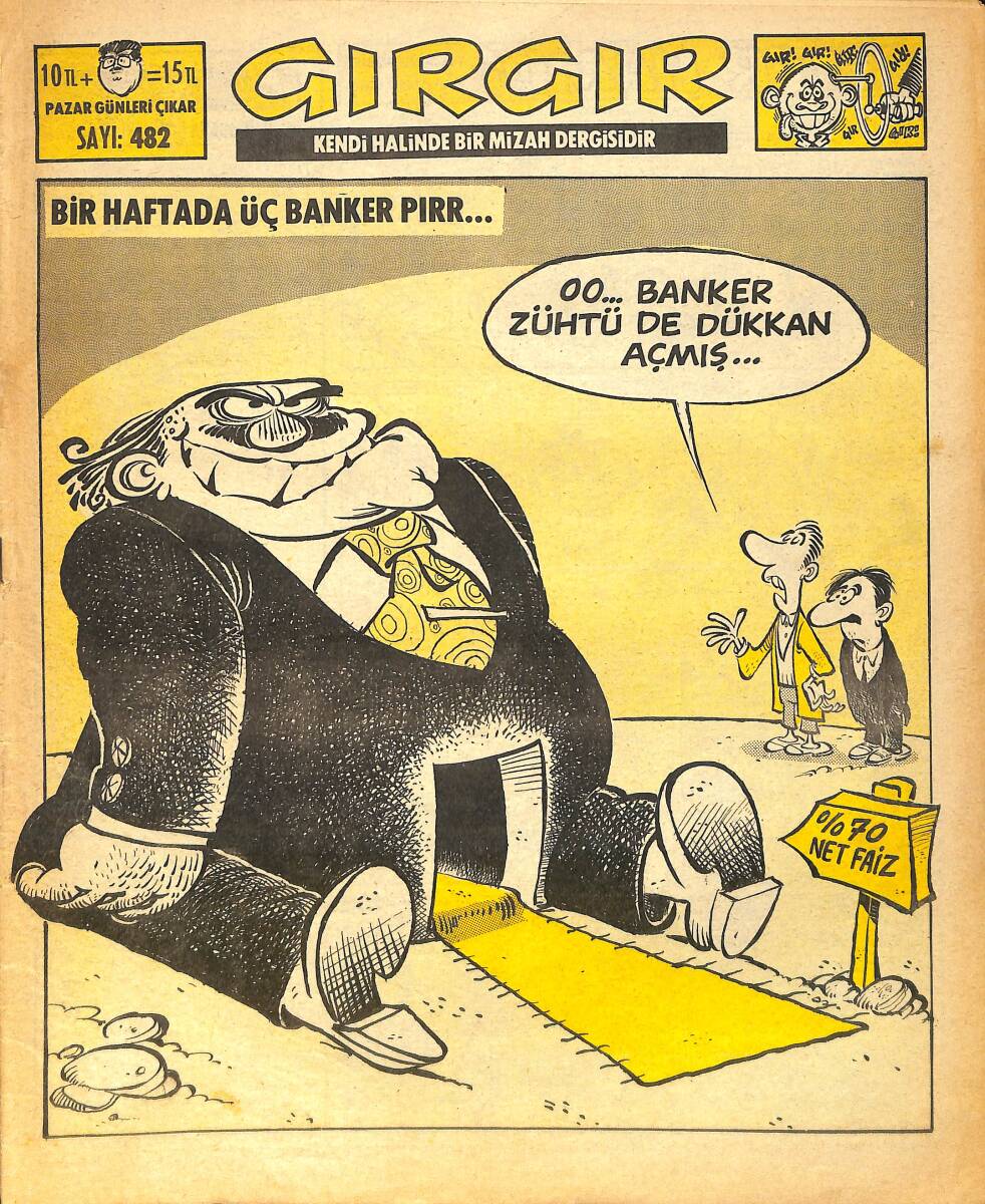 Gırgır Mizah Dergisi 29 Kasım 1981 Sayı : 482 NDR97196 - 1