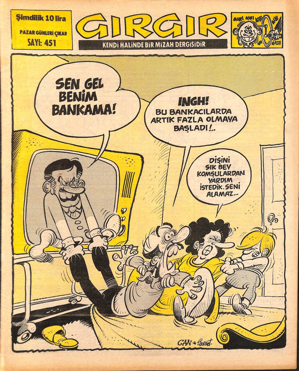 Gırgır Mizah Dergisi 29 Mart 1981 Sayı : 451 NDR97514 - 1