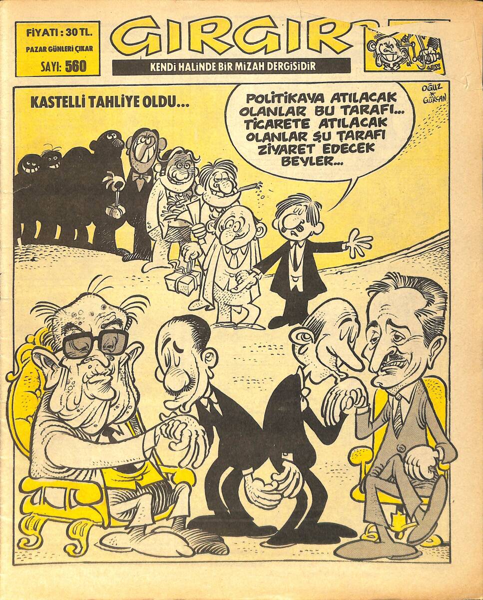 Gırgır Mizah Dergisi 29 Mayıs 1983 Sayı : 560 NDR97294 - 1