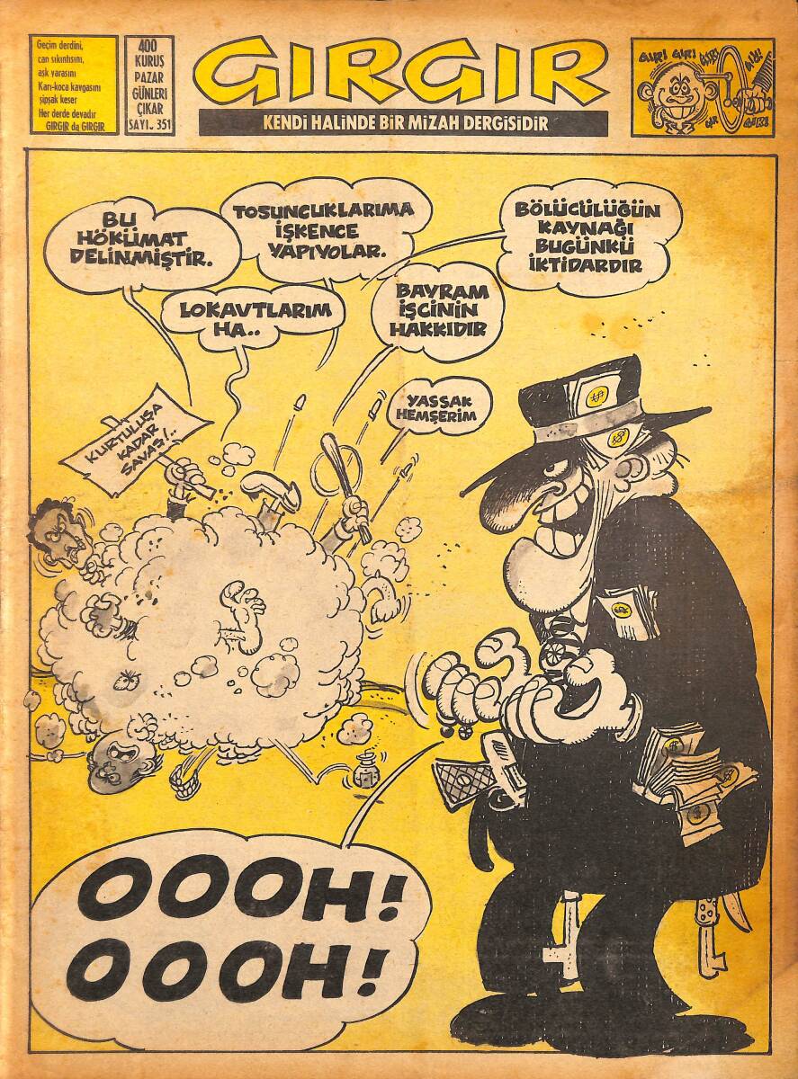 Gırgır Mizah Dergisi 29 Nisan 1979 Sayı : 351 NDR97555 - 1