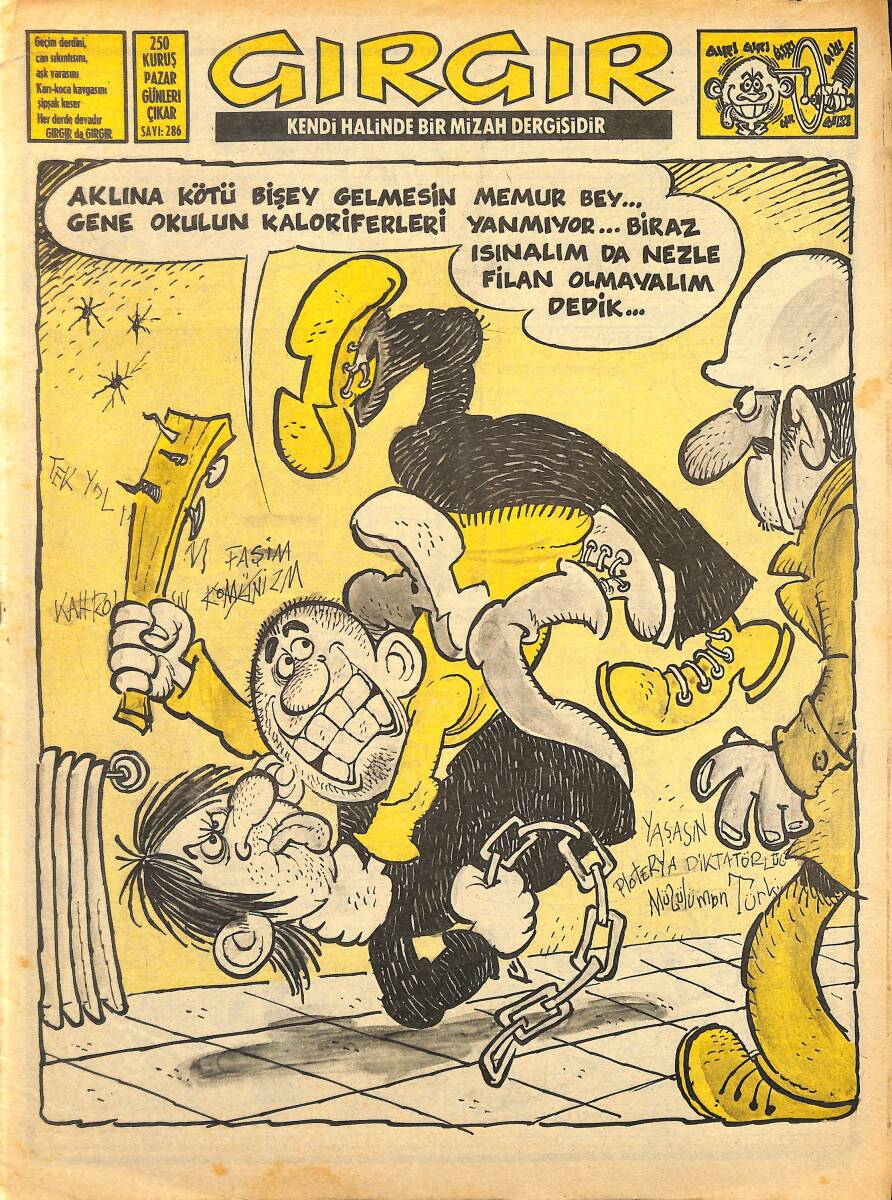 Gırgır Mizah Dergisi 29 Ocak 1978 Sayı : 286 NDR97661 - 1