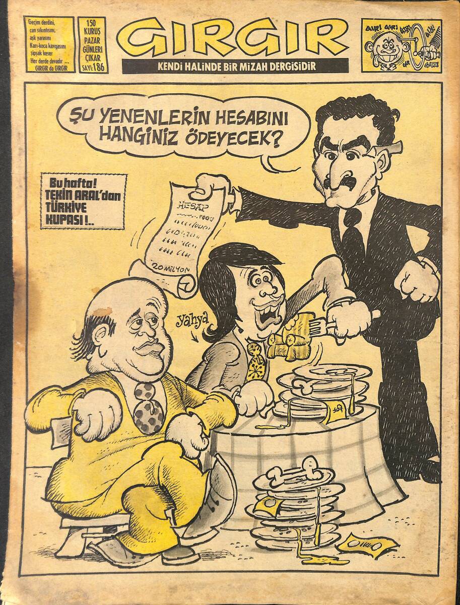 Gırgır Mizah Dergisi 29 Şubat 1976 Sayı: 186 NDR97879 - 1