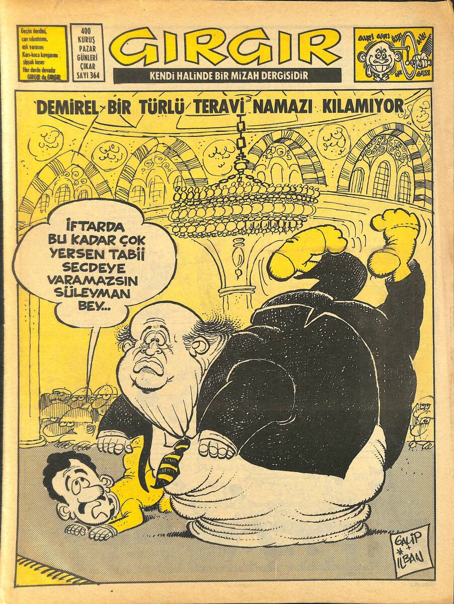 Gırgır Mizah Dergisi 29 Temmuz 1979 Sayı : 364 NDR97589 - 1
