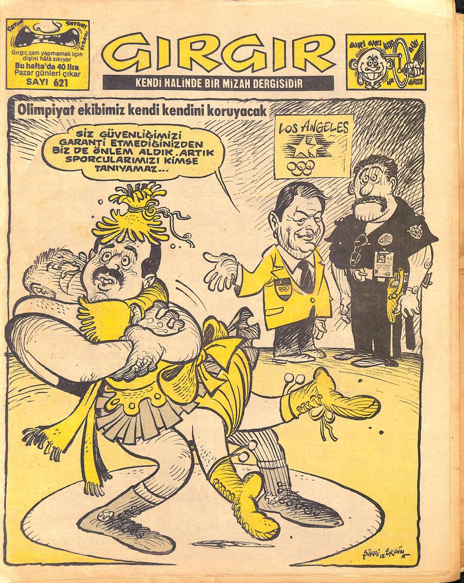 Gırgır Mizah Dergisi 29 Temmuz 1984 Sayı : 621 NDR96970 - 1