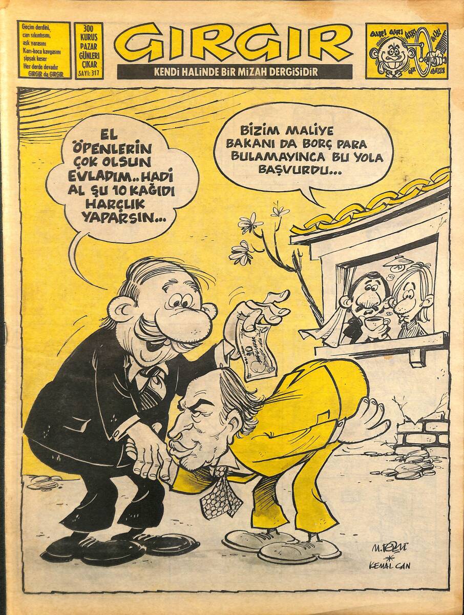 Gırgır Mizah Dergisi 3 Eylül 1978 Sayı : 317 NDR97656 - 1
