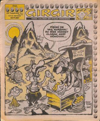 Gırgır Mizah Dergisi 3 Eylül 1989 Sayı 887 NDR80694 - 1