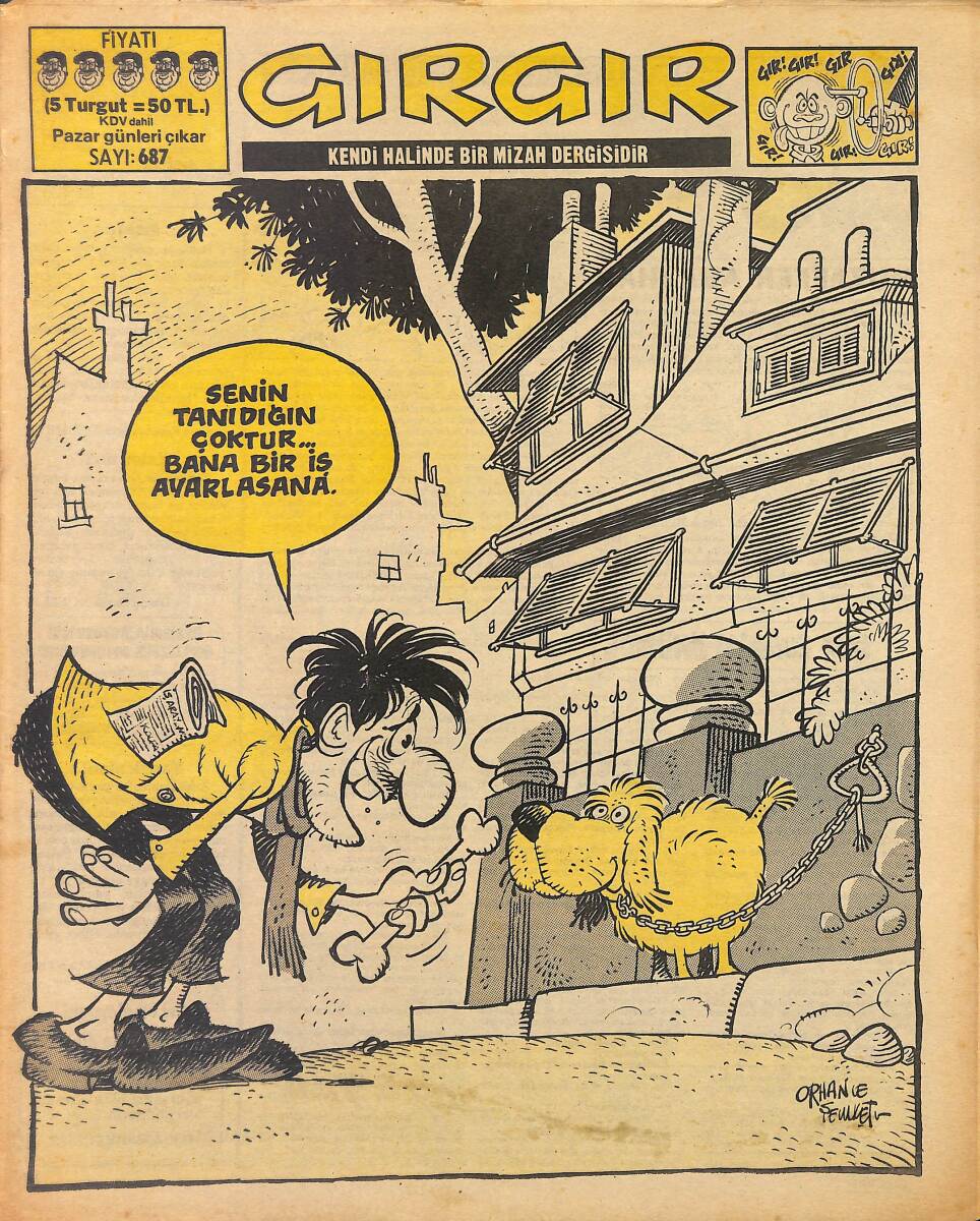 Gırgır Mizah Dergisi 3 Kasım 1985 Sayı : 687 NDR97750 - 1