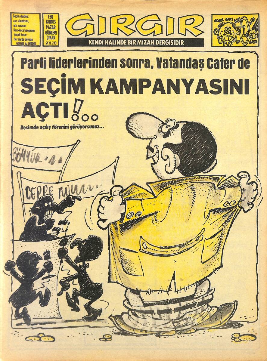 Gırgır Mizah Dergisi 3 Nisan 1977 Sayı: 243 NDR97797 - 1
