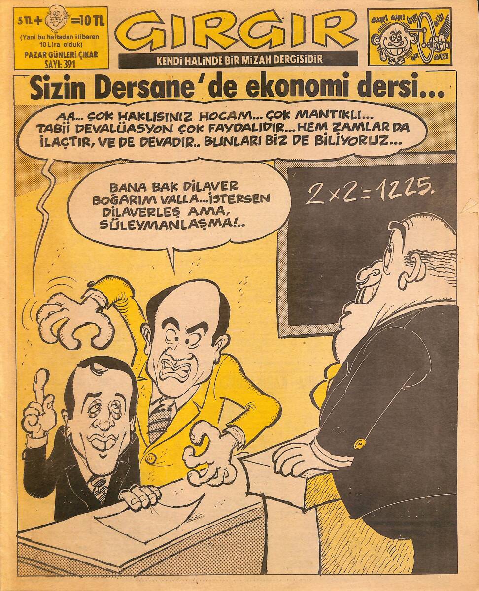Gırgır Mizah Dergisi 3 Şubat 1980 Sayı : 391 NDR97683 - 1