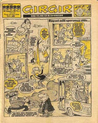 Gırgır Mizah Dergisi 3 Şubat 1985 Sayı 648 NDR80451 - 1