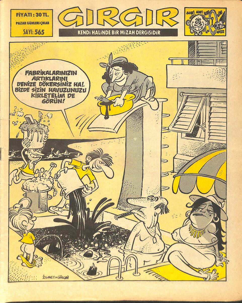 Gırgır Mizah Dergisi 3 Temmuz 1983 Sayı : 565 NDR97289 - 1
