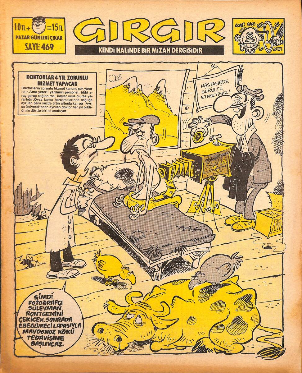 Gırgır Mizah Dergisi 30 Ağustos 1981 Sayı : 469 NDR97496 - 1