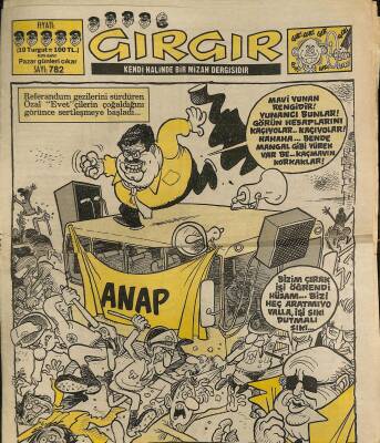 Gırgır Mizah Dergisi 30 Ağustos 1987 Sayı 782 NDR80317 - 1