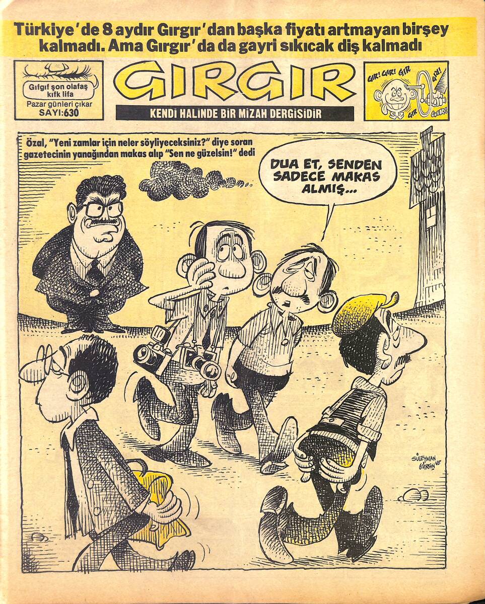 Gırgır Mizah Dergisi 30 Eylül 1984 Sayı : 630 NDR96961 - 1