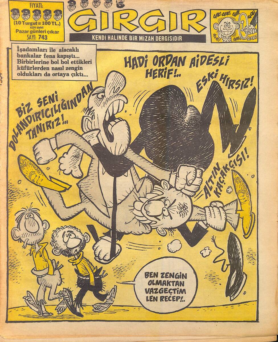 Gırgır Mizah Dergisi 30 Kasım 1986 Sayı : 743 NDR96866 - 1