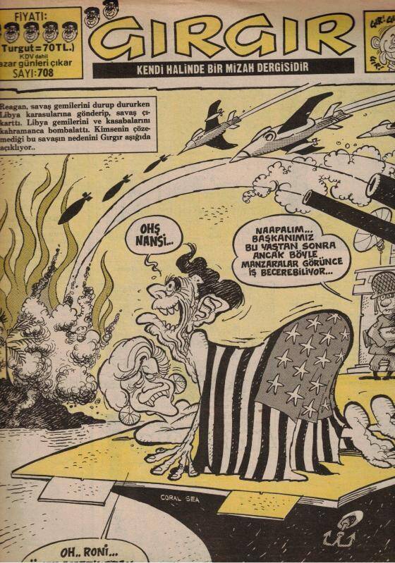 Gırgır Mizah Dergisi 30 Mart 1986 Sayı : 708 NDR96901 - 1