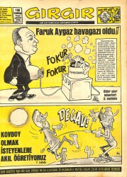 Gırgır Mizah Dergisi 30 Nisan 1973 Sayı : 39 NDR96816 - Gökçekoleksiyon