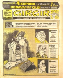 Gırgır Mizah Dergisi 30 Nisan 7 Mayıs 1992 Sayı : 1026 NDR96409 - Gökçekoleksiyon