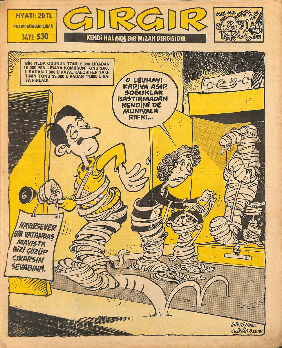 Gırgır Mizah Dergisi 31 Ekim 1982 Sayı : 530 NDR97518 - 1