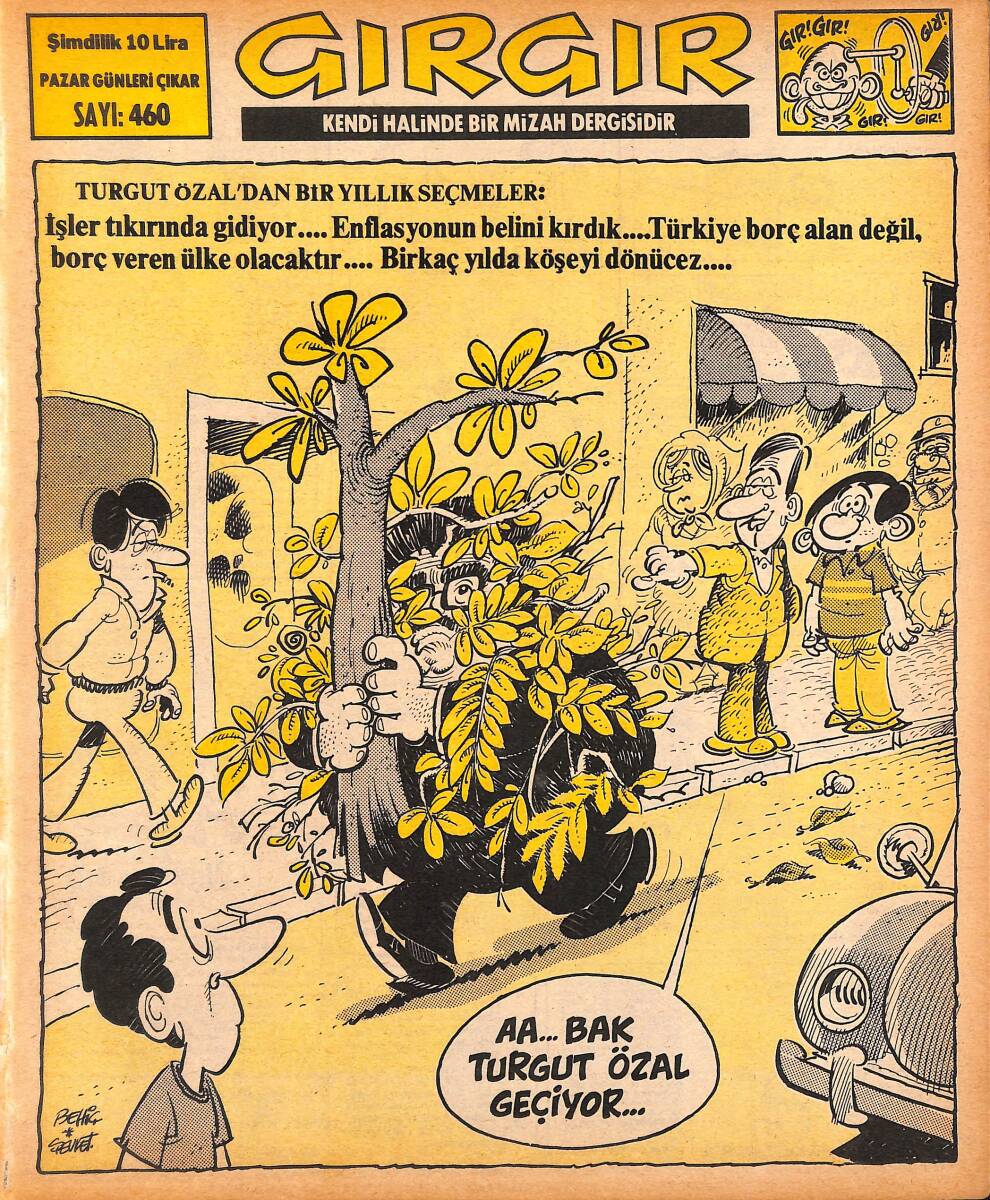 Gırgır Mizah Dergisi 31 Mayıs 1981 Sayı : 460 NDR97505 - 1