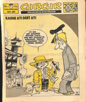 Gırgır Mizah Dergisi 31 Ocak 1982 Sayı 491 NDR80464 - 1