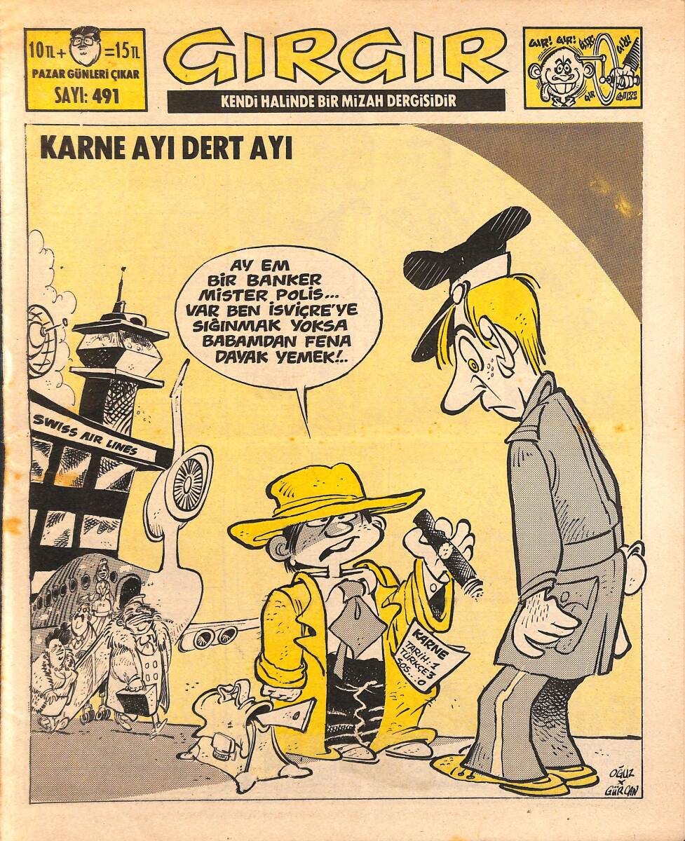 Gırgır Mizah Dergisi 31 Ocak 1982 Sayı : 491 NDR97491 - 1