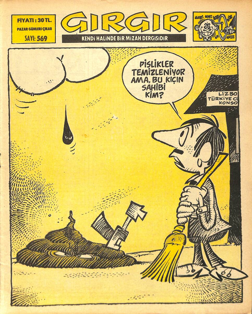 Gırgır Mizah Dergisi 31 Temmuz 1983 Sayı : 569 NDR97264 - 1